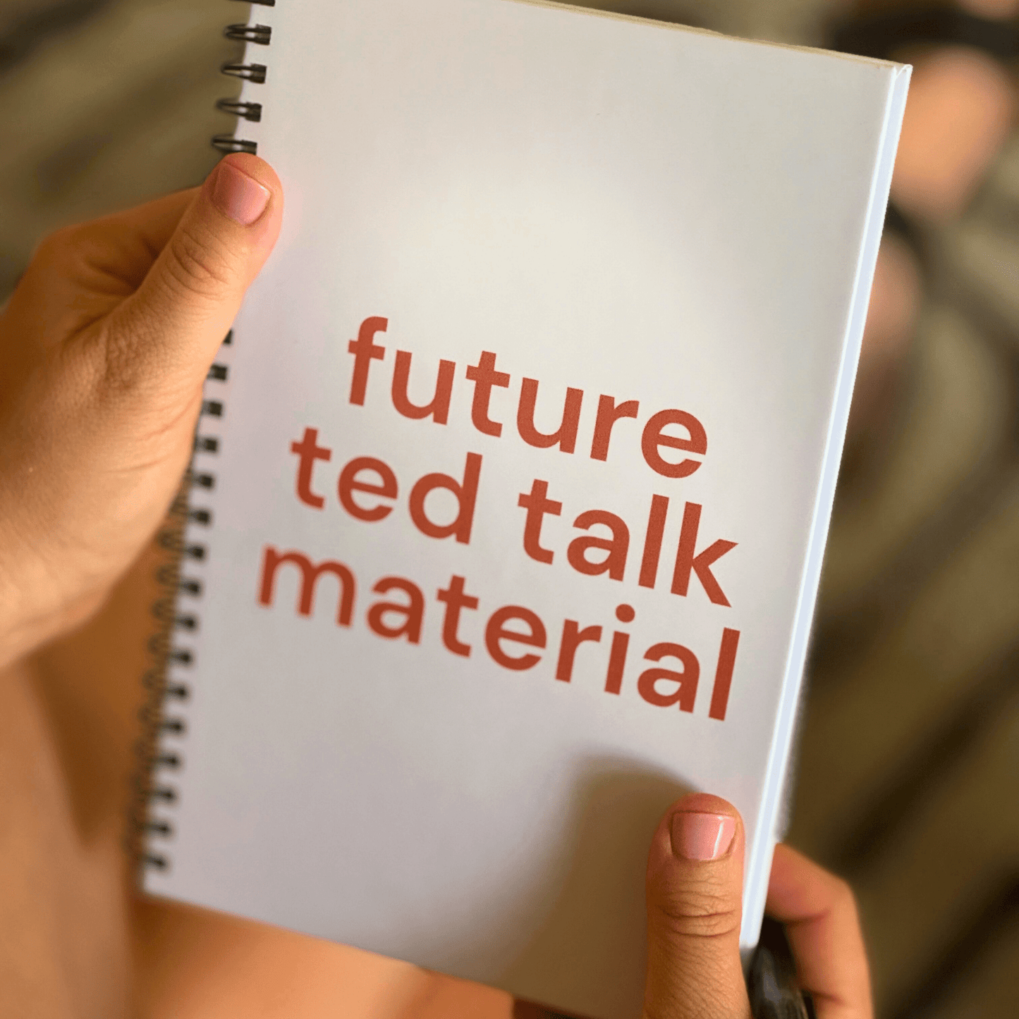 Shop the Future Ted Talk Material Notebooks at Up & Comer. Free shipping!