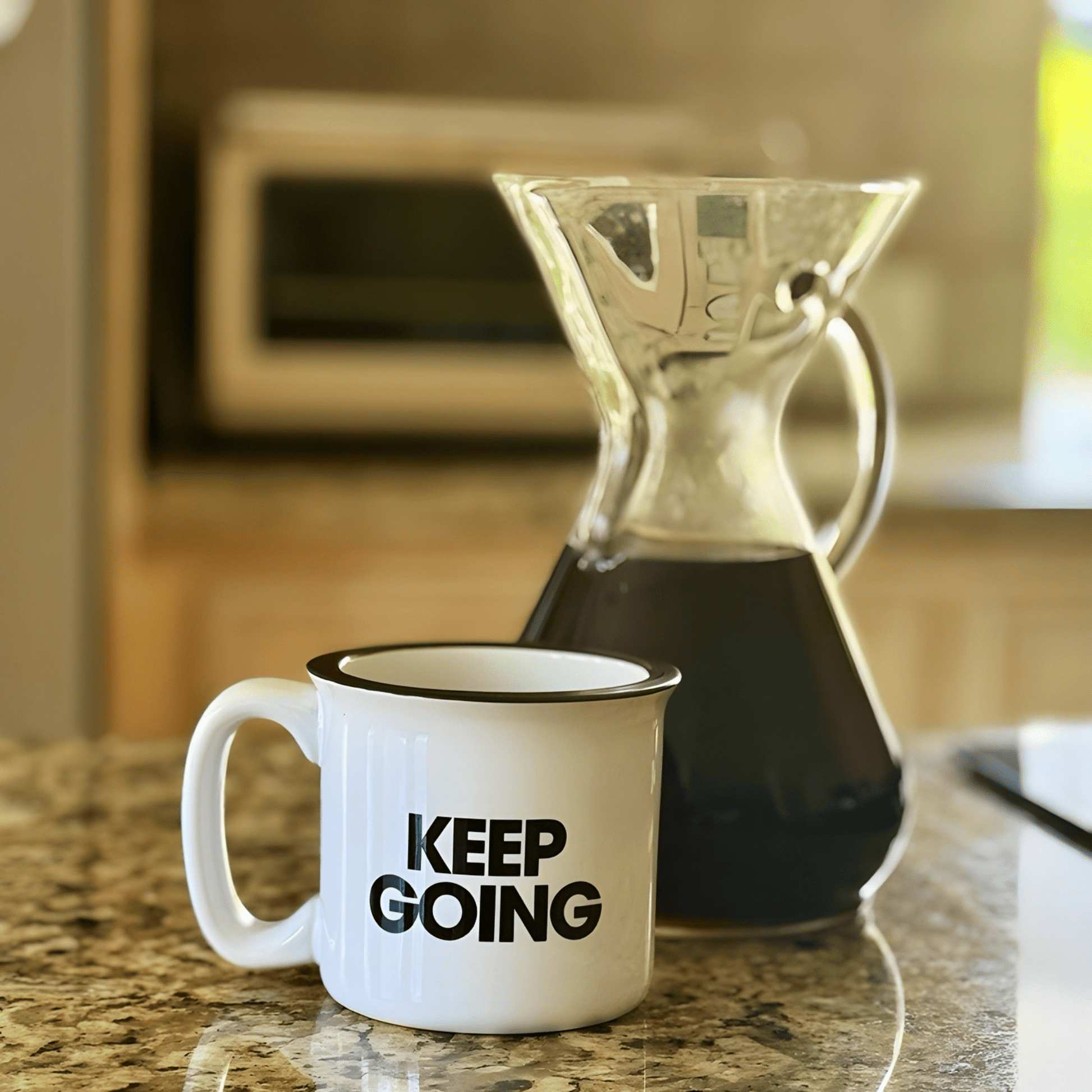 Shop the Keep Going Mug Mugs at Up & Comer. Free shipping!
