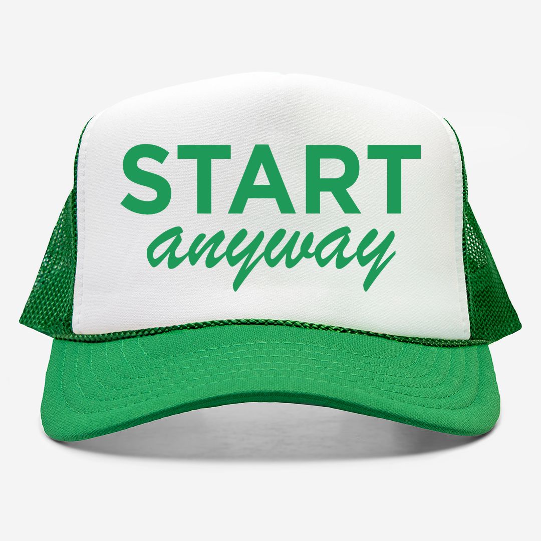 Shop the Start Anyway Apparel at Up & Comer. Free shipping!