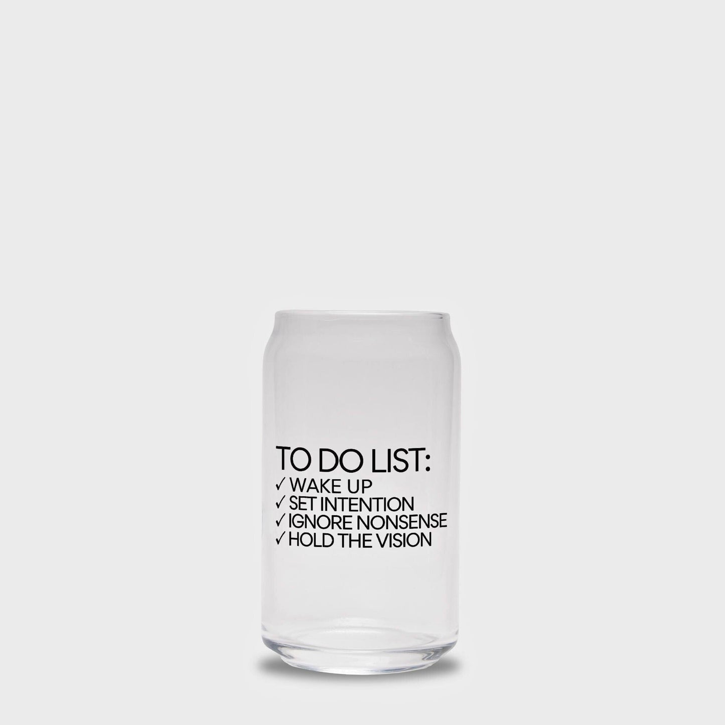 Shop the To Do List Glass Drinkware at Up & Comer. Free shipping!
