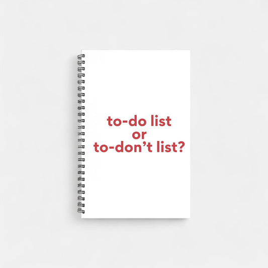 Shop the To - Do List or To - Don't List? Notebooks at Up & Comer. Free shipping!