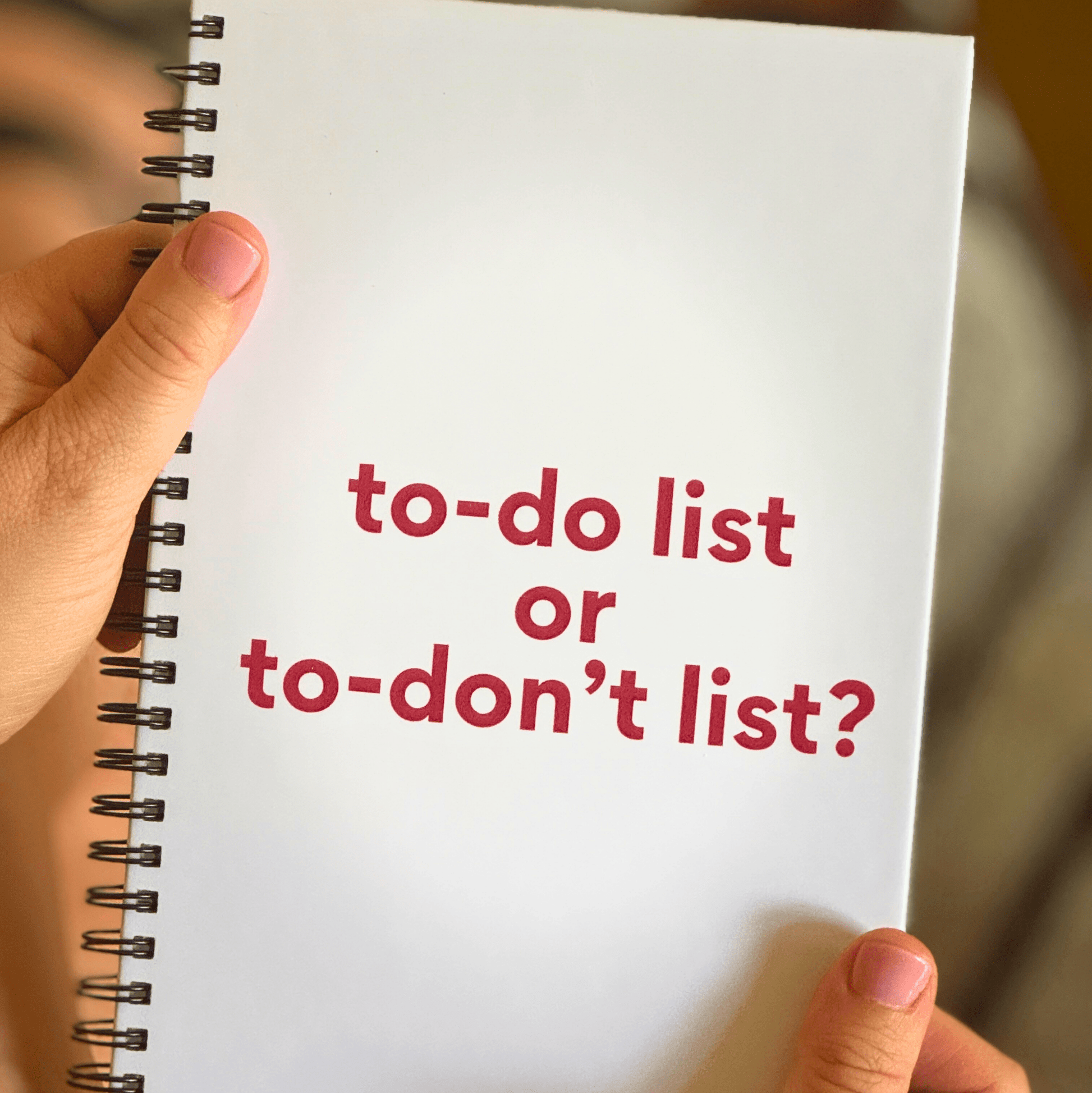 Shop the To - Do List or To - Don't List? Notebooks at Up & Comer. Free shipping!