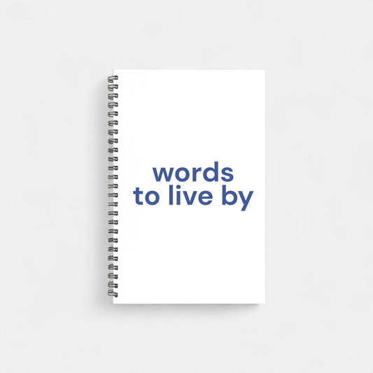 Shop the Words To Live By Notebooks at Up & Comer. Free shipping!