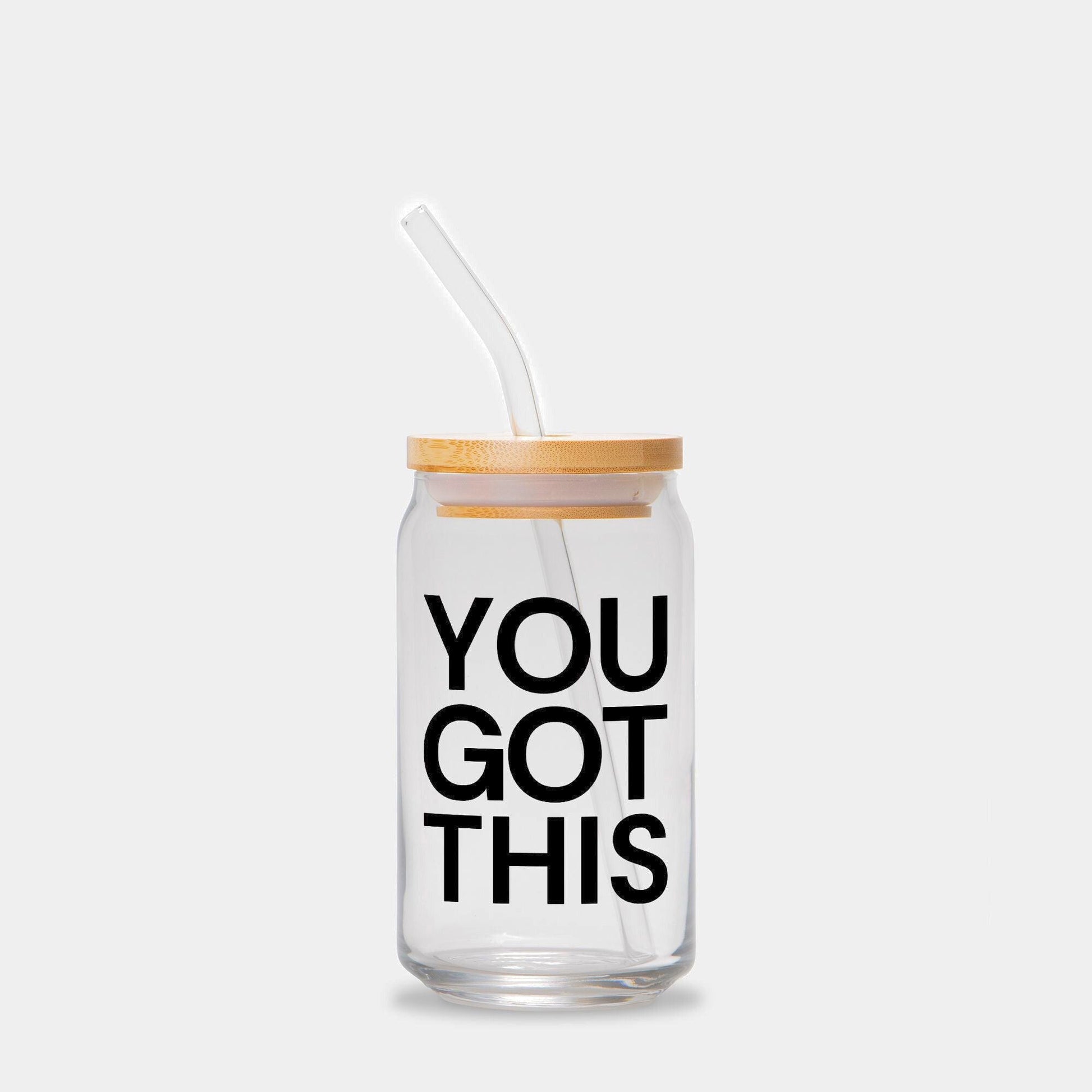 Shop the You Got This Glass Drinkware at Up & Comer. Free shipping!